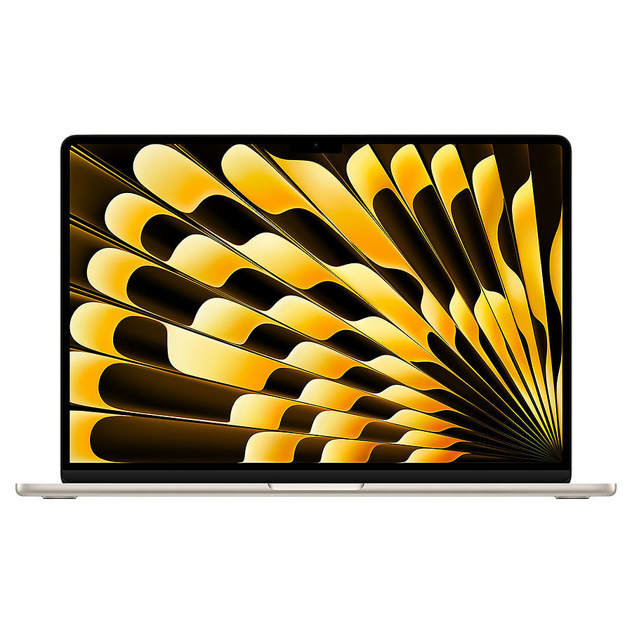 Macbook Apple MacBook Air M2 15 pouces (2023) Lumière stellaire 8Go/512 Go (MQKV3FN/A)
