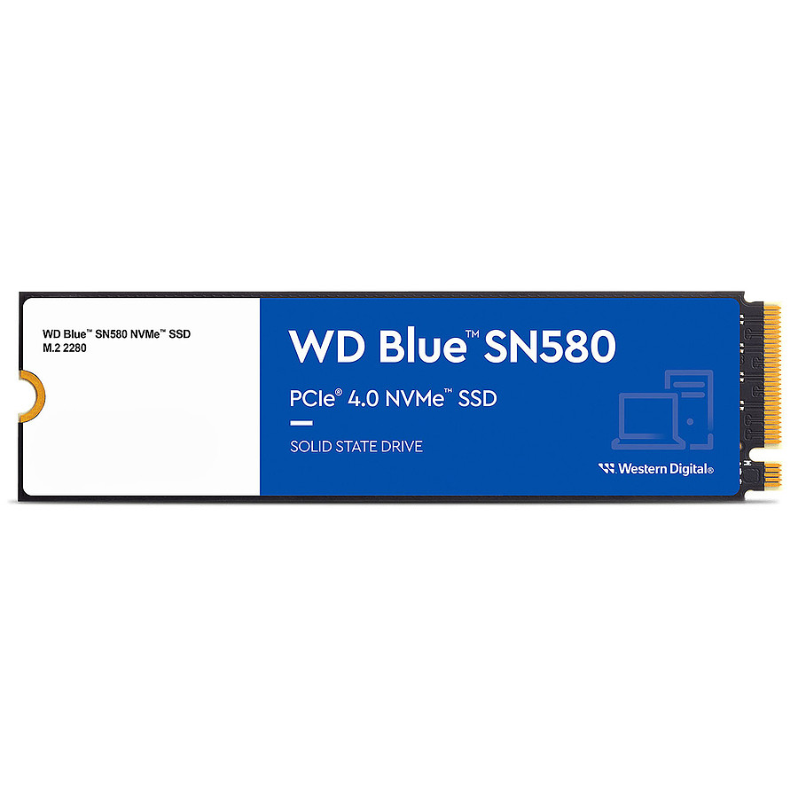 Disque SSD Western Digital WD Blue SN580 - 500 Go 