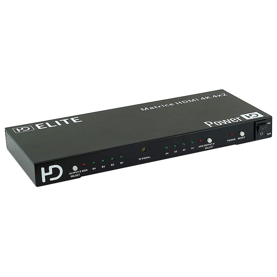Câble HDMI HDElite PowerHD Matrice HDMI TurboHD 4 entrées 2 sorties