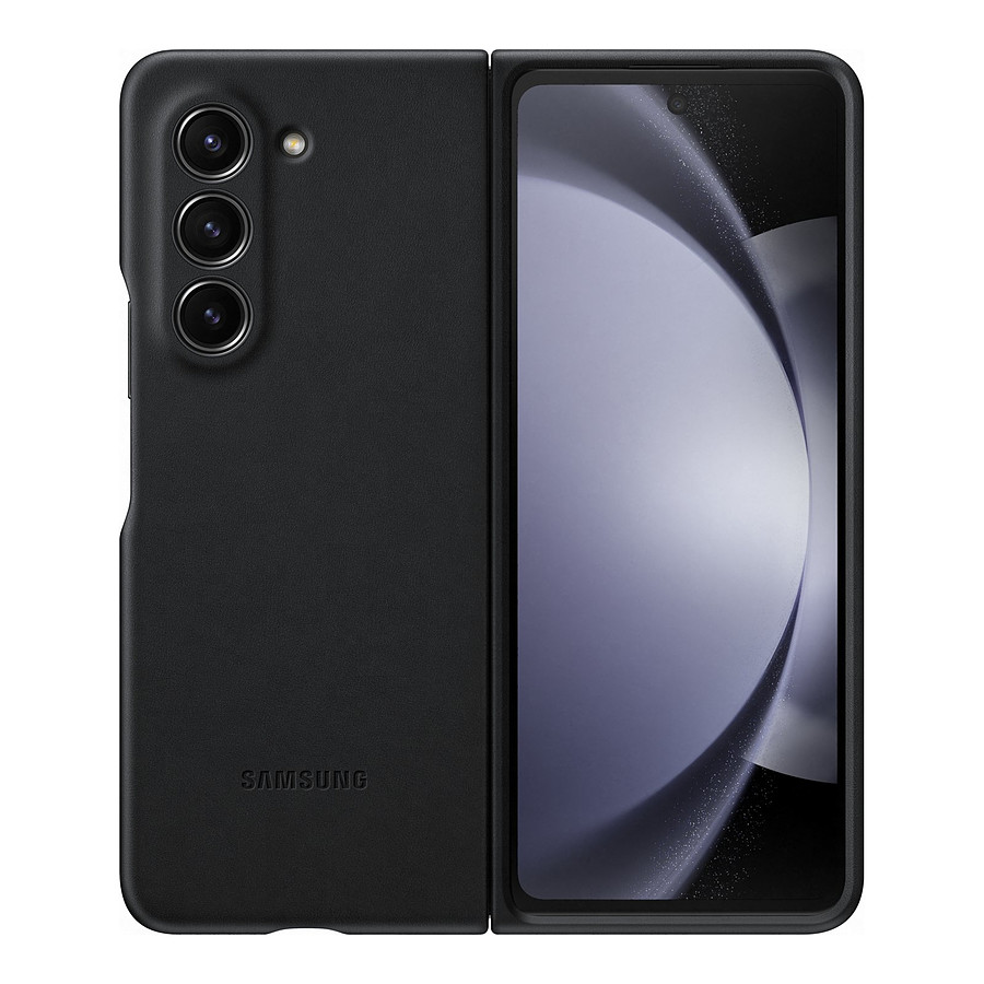 Coque et housse Samsung Étui noir en éco-cuir - Galaxy Z Fold5