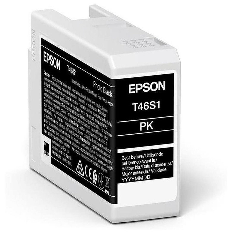 Cartouche d'encre Epson Singlepack Photo Black T46S1 UltraChrome Pro 10 ink