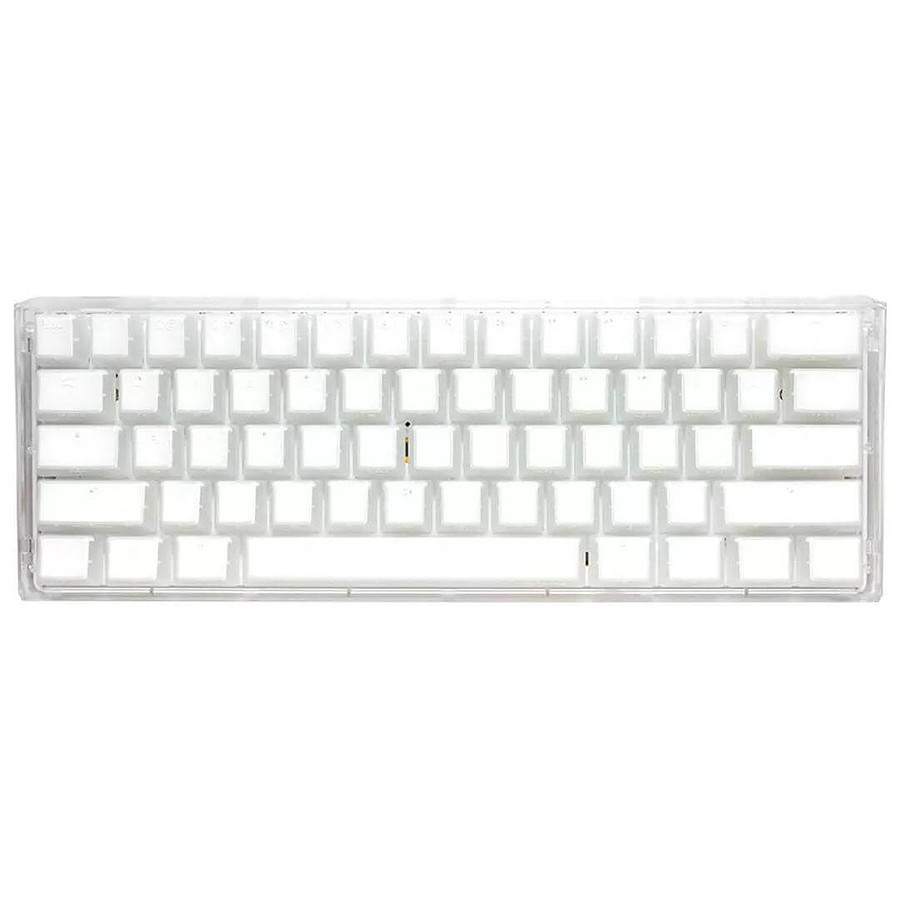 Clavier PC Ducky Channel One 3 Mini - Aura White - Cherry MX Red