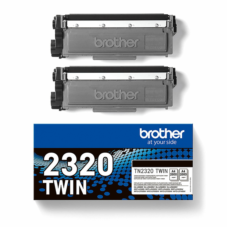Toner Brother TN-2320 - Noir Pack Duo