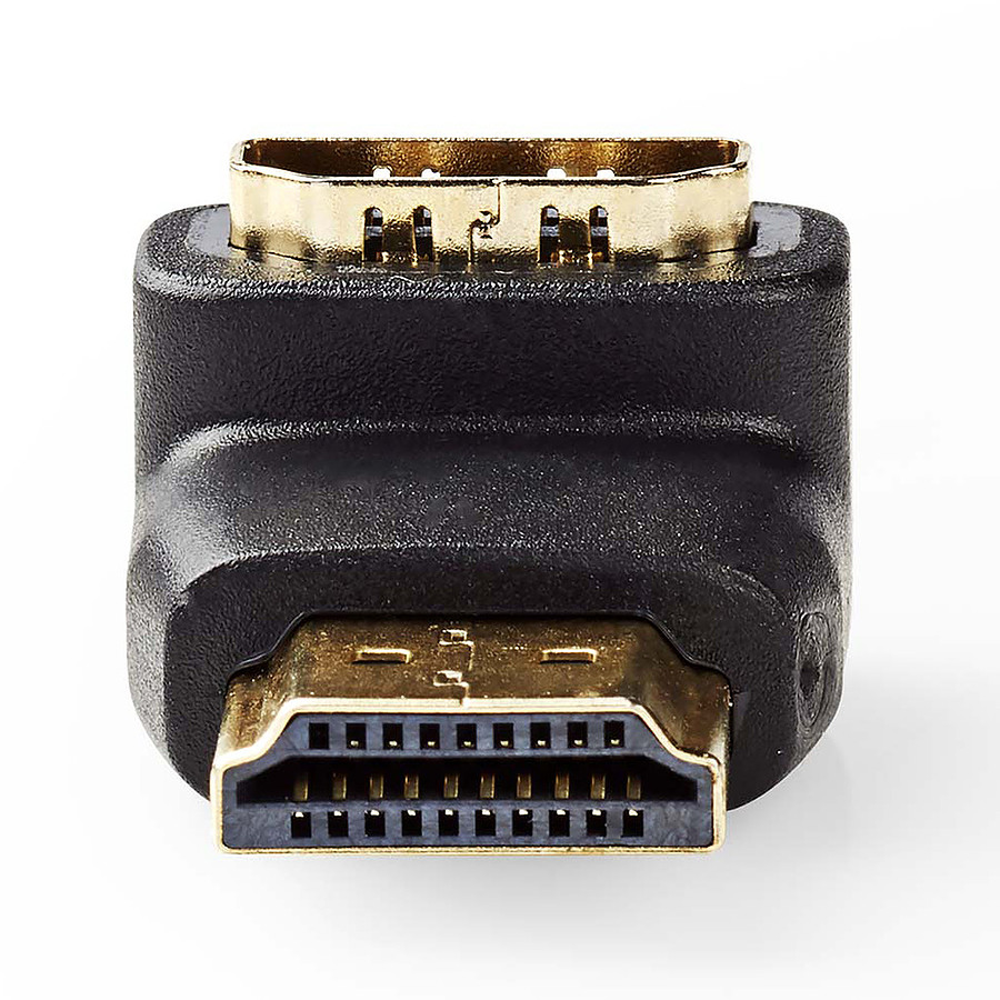 Adaptateur coudé HDMI type A mâle / femelle
