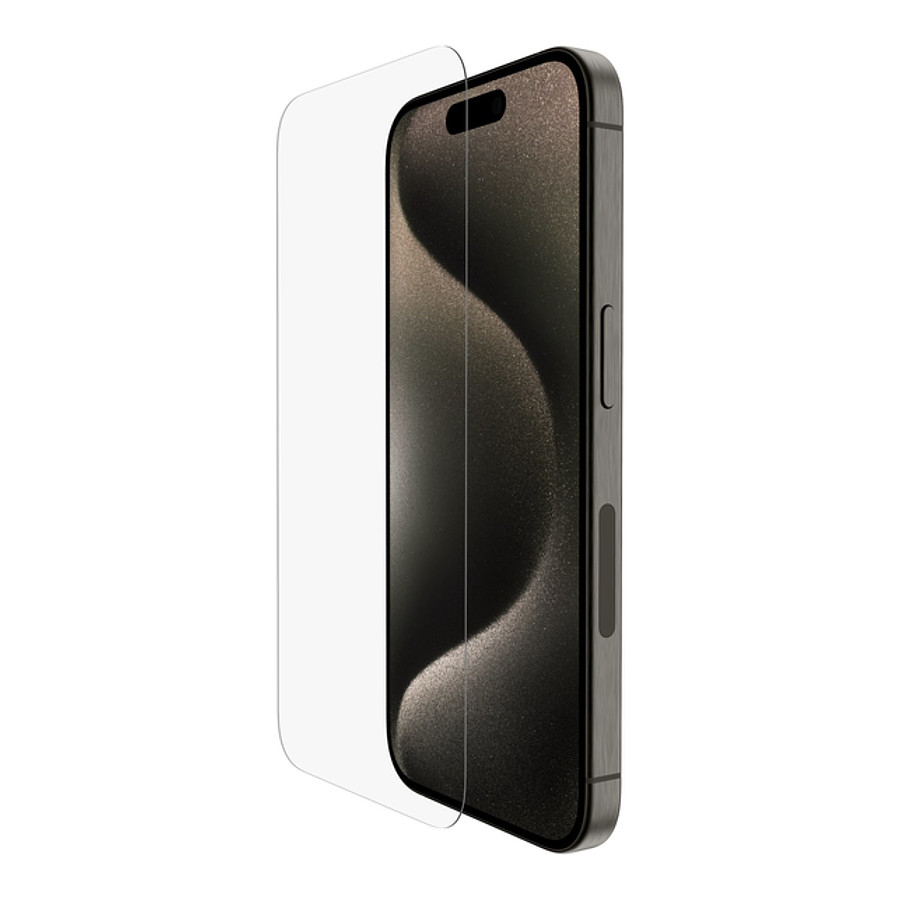 Protection d'écran Belkin ScreenForce UltraGlass 2 pour iPhone 15 Pro