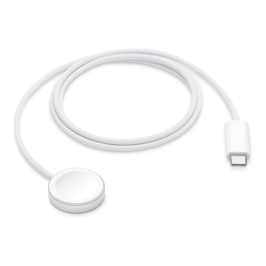 Câble USB Apple Câble de charge rapide magnétique vers USB-C pour Apple Watch (1 m)