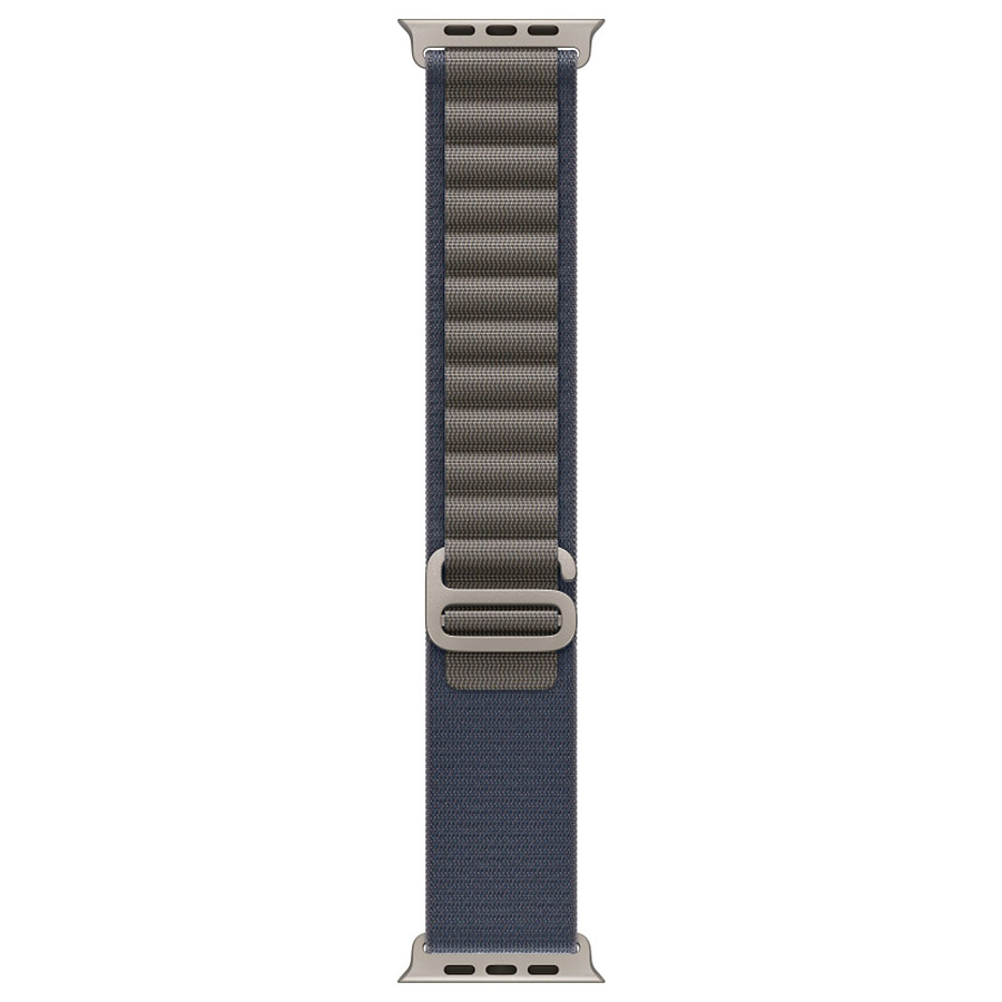Accessoires montre et bracelet Apple Boucle Alpine Bleu pour Apple Watch 49 mm - Taille M