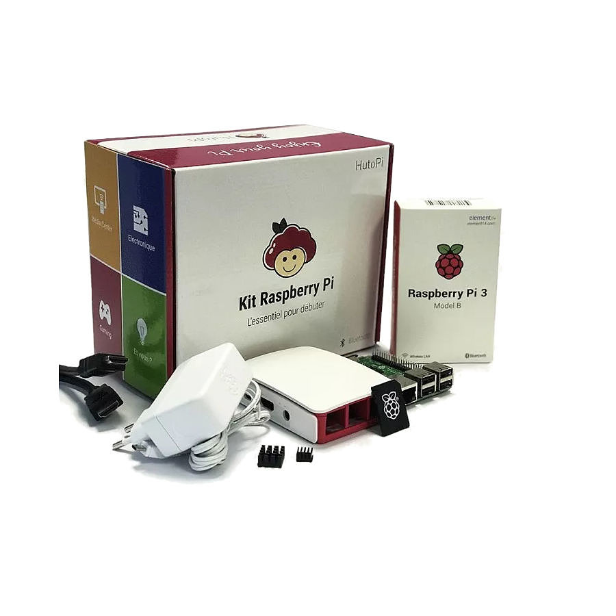 Hutopi Starter Kit Raspberry Pi 3 B - Raspberry Pi Hutopi sur