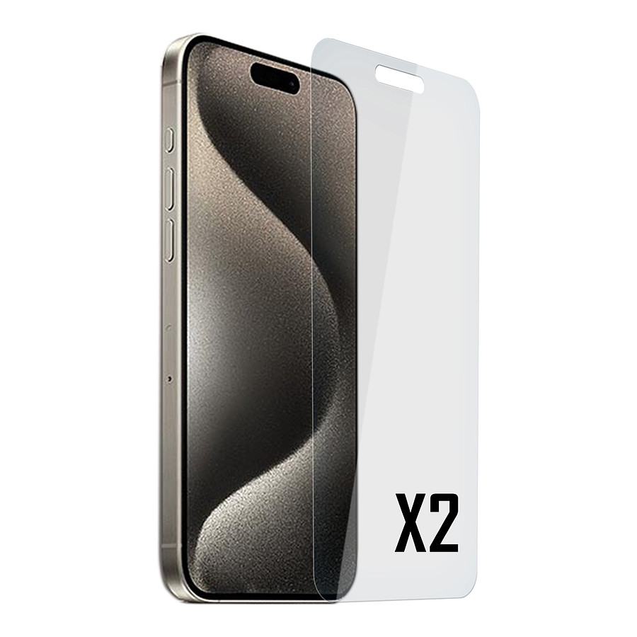 Protection d'écran Akashi Film Verre Trempé Premium - Apple iPhone 15 Pro Max