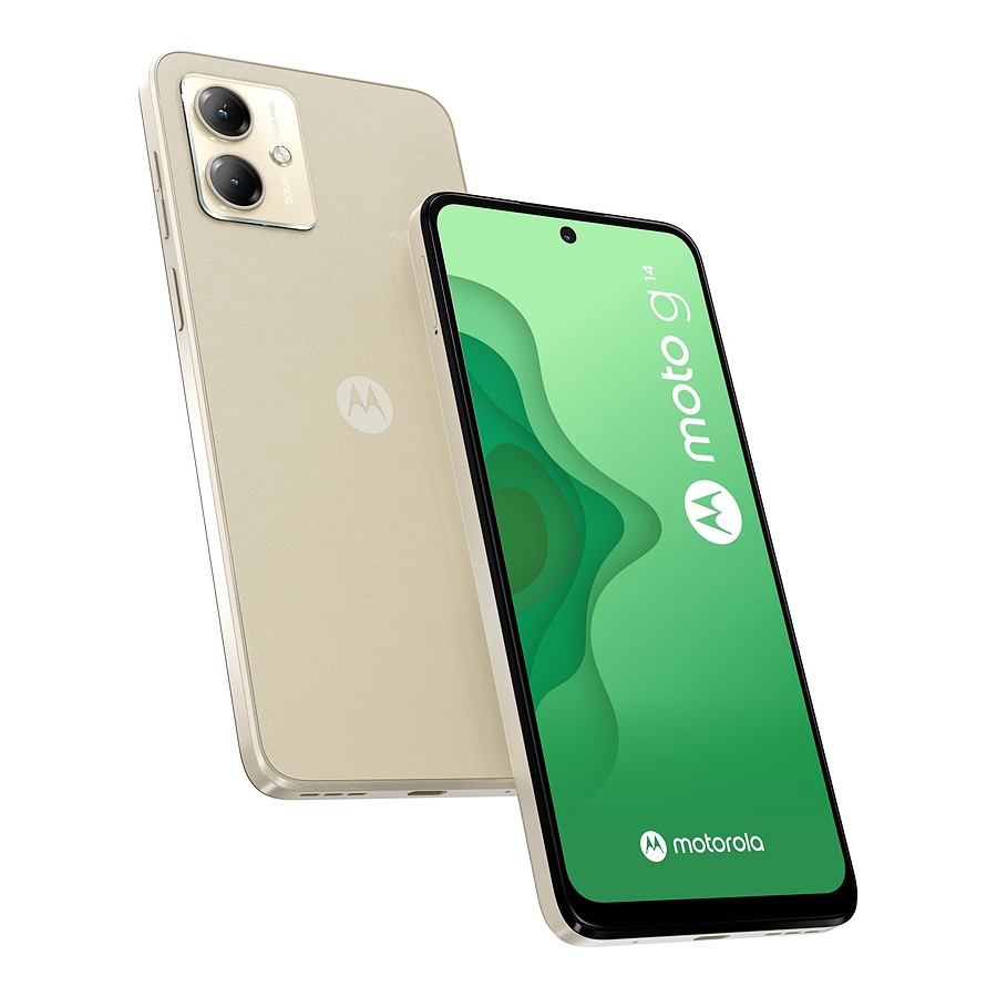 Smartphone Motorola Moto G14 Beige crème - 128 Go