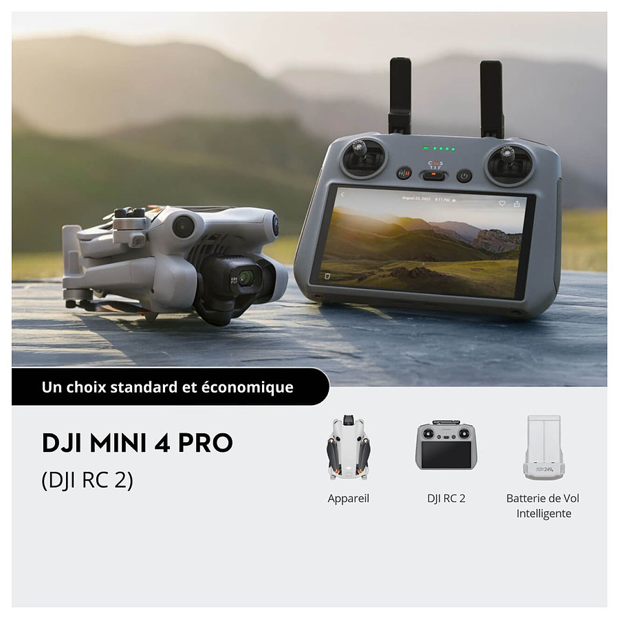DJI Mini 4 Pro (DJI RC 2) - Drone DJI sur