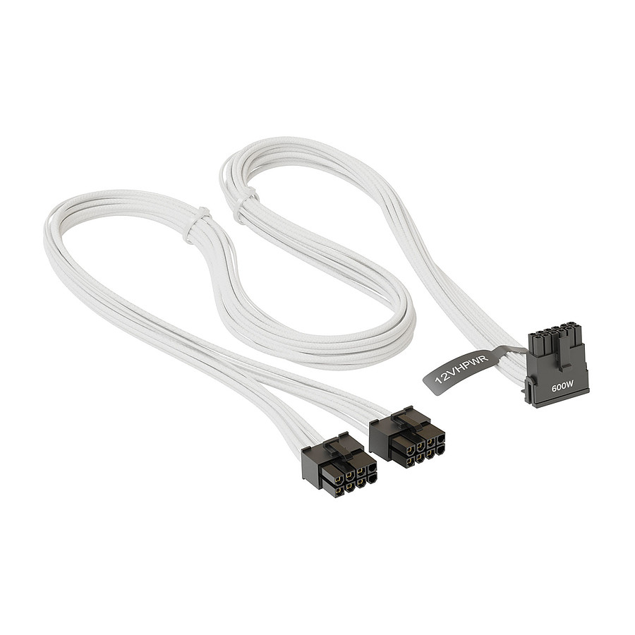 Câble d'alimentation Seasonic 12VHPWR Cable - Blanc