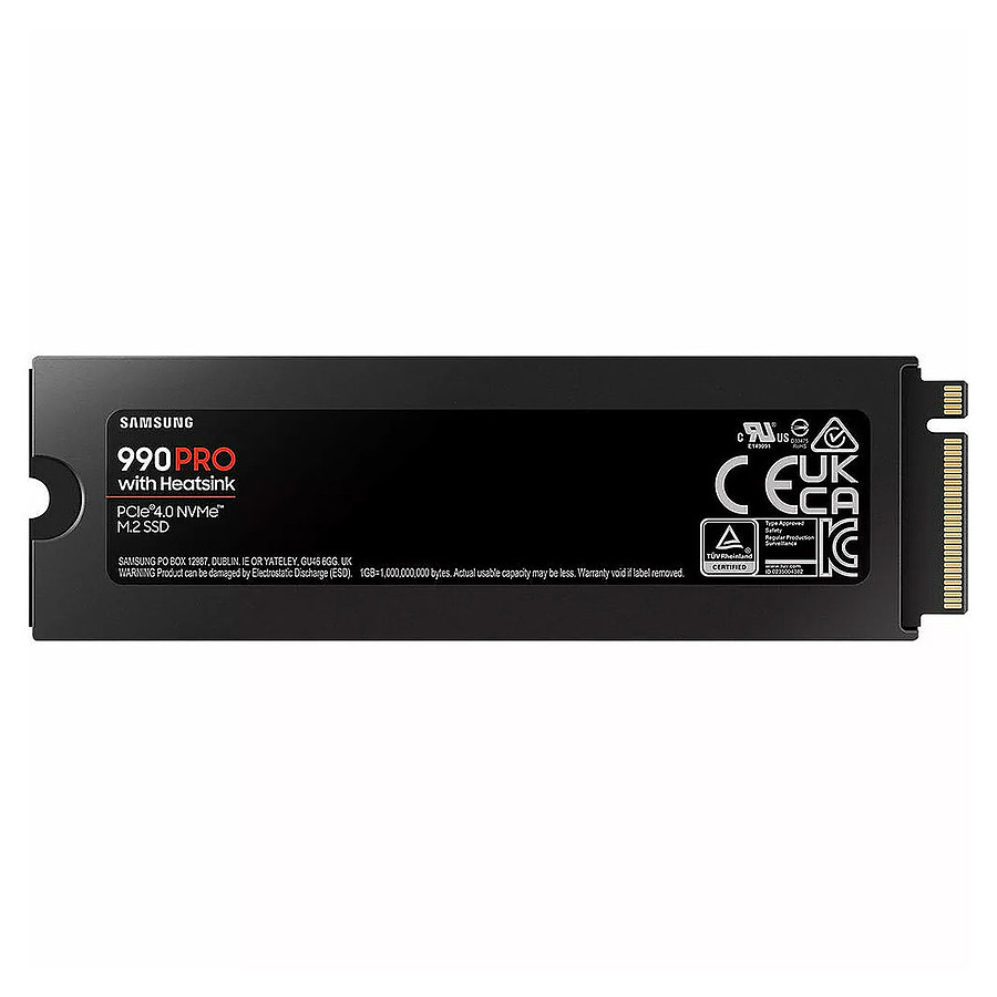 SAMSUNG-Disque SSD avec dissipateur thermique, 1 To, 2 To, 990 Pro, NVMe,  PCIe, 4.0 M.