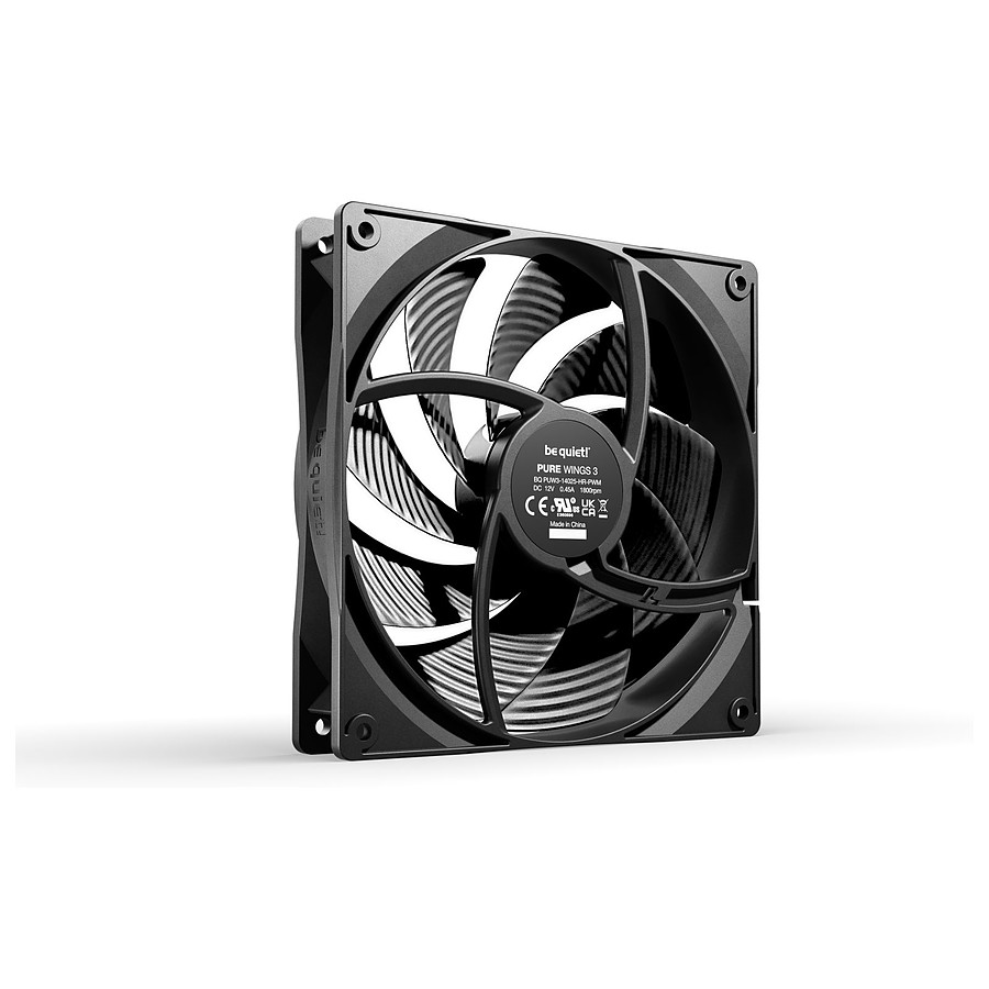 Be Quiet Pure Wings 3 120 mm - Noir - Ventilateur Boîtier Be Quiet ! sur