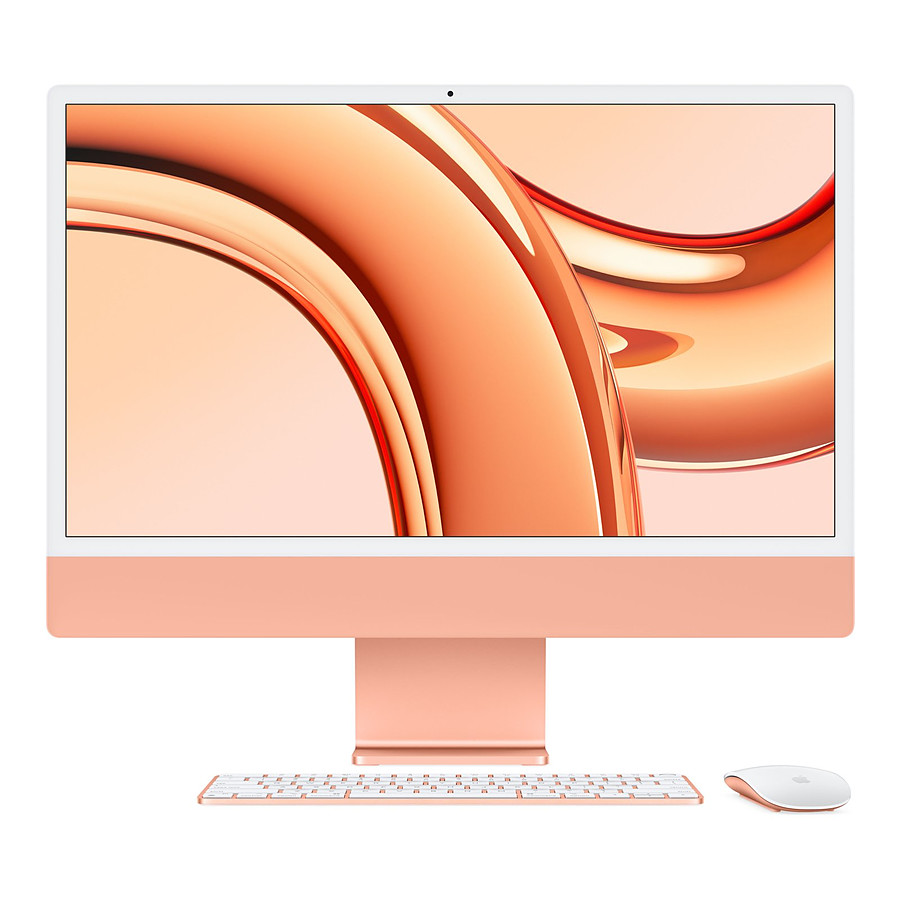 Mac et iMac Apple iMac (2023) 24" 8 Go / 256 Go Orange (Z19R-FR-MKPN)