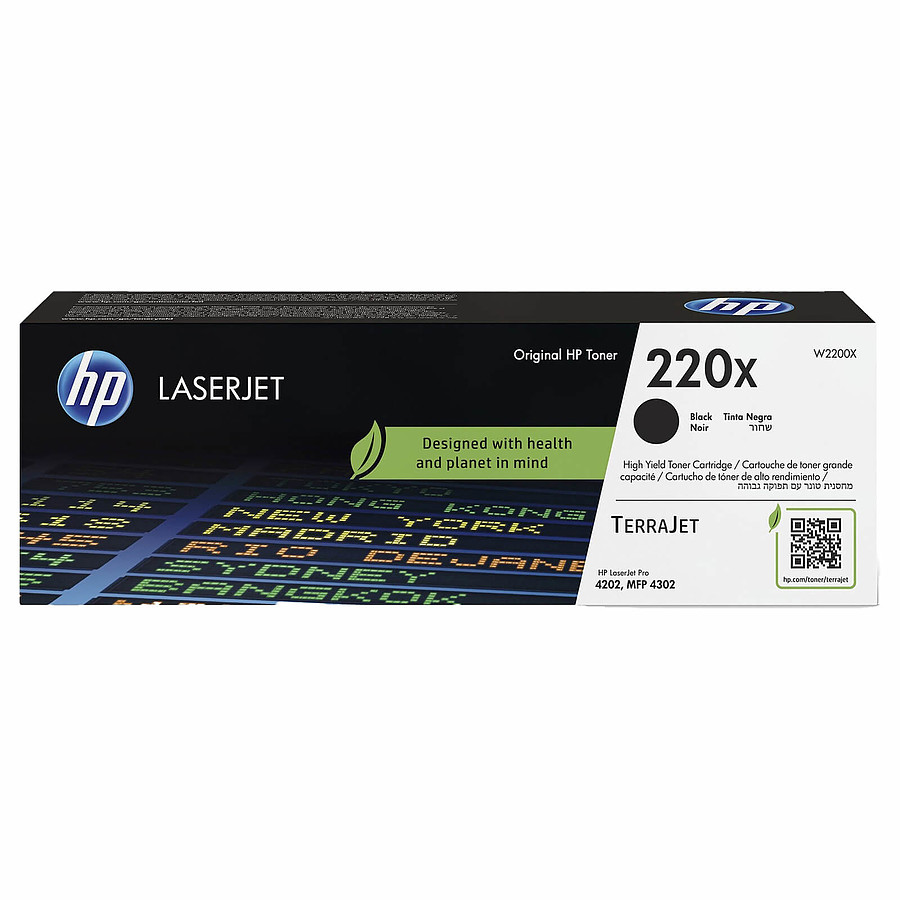 Toner HP 220X (W2200X) - Noir Haute Capacité