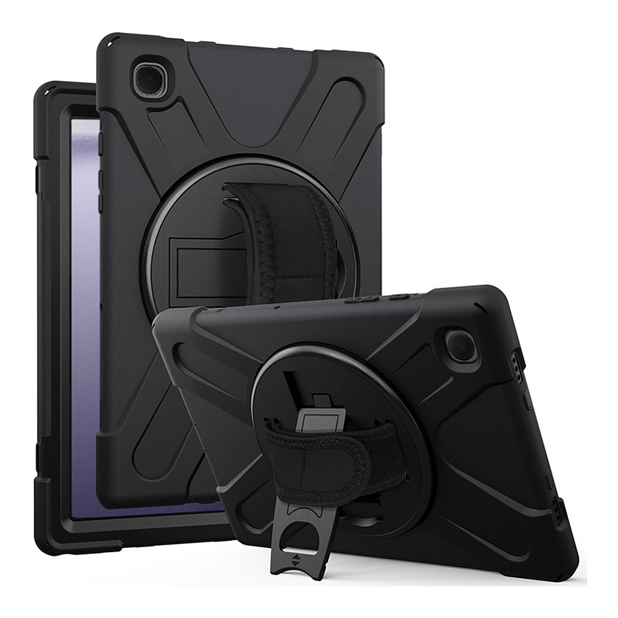 Accessoires tablette tactile Akashi Coque renforcée (noir) - Samsung Galaxy Tab A9 8.7"
