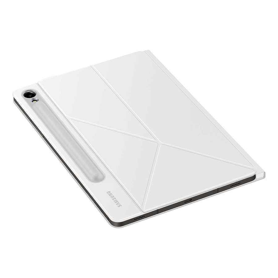 Accessoires tablette tactile Samsung Book Cover Hybride EF-BX710 Blanc pour Samsung Galaxy Tab S9/S9 FE