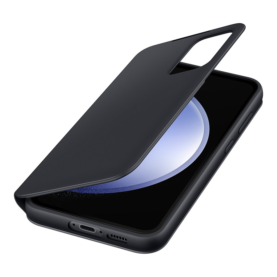 Coque et housse Samsung Étui Smart View Noir avec porte-carte - Galaxy S23 FE
