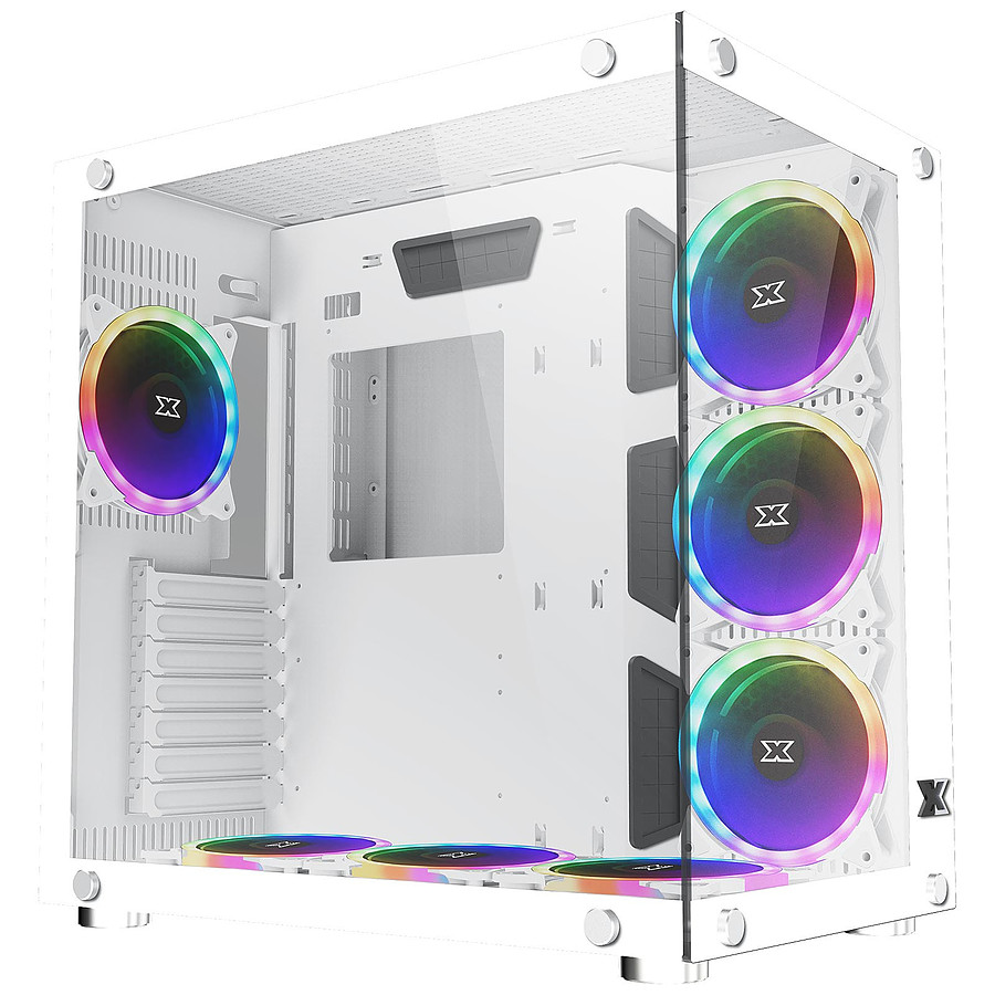 Boîtier PC Xigmatek Aquarius Plus ARGB - Blanc