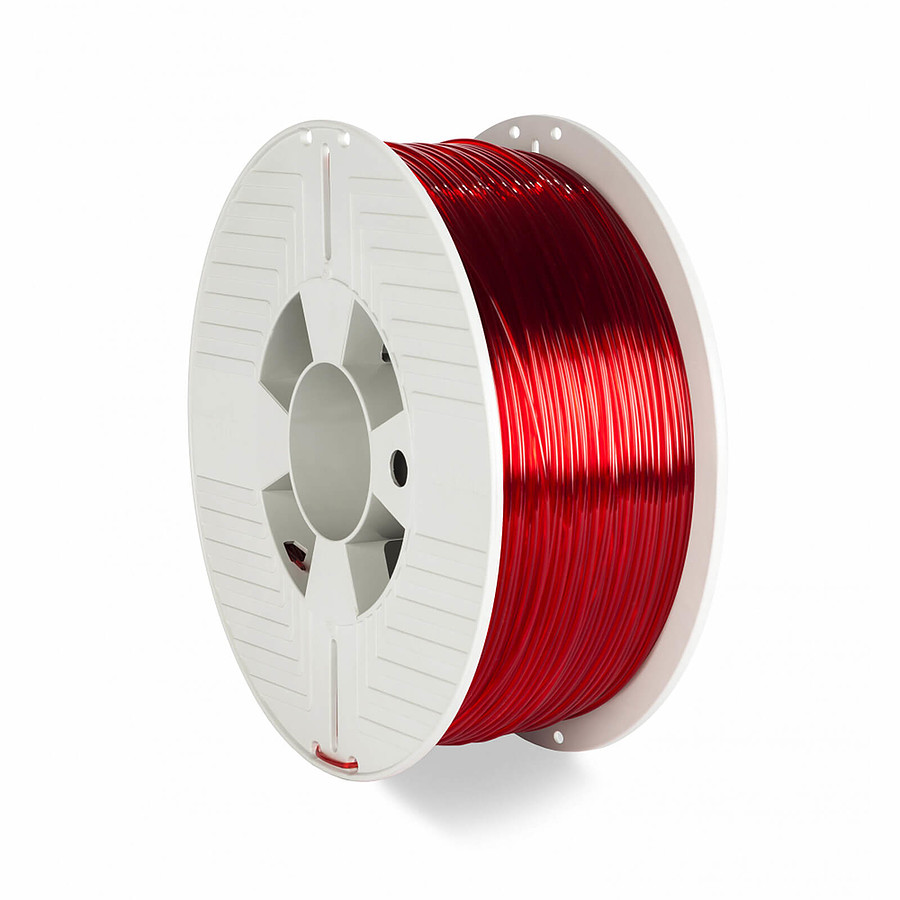Filament 3D Verbatim PET-G - Rouge Transparent 1.75mm