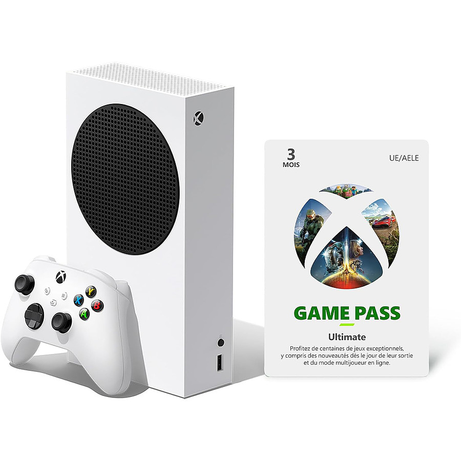 Console Xbox Series Microsoft Xbox Series S + 3 mois Xbox Gamepass Ultimate