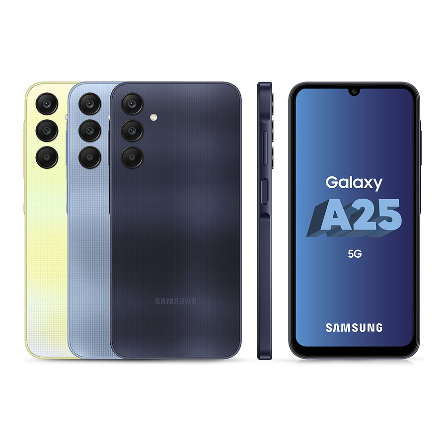 Samsung Galaxy A25 5G (Bleu nuit) - 128 Go - Smartphone Samsung sur