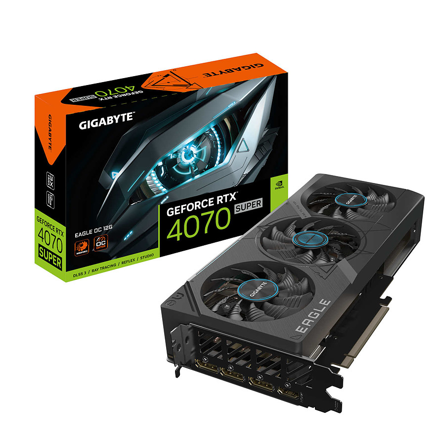 Carte graphique Gigabyte GeForce RTX 4070 SUPER EAGLE OC