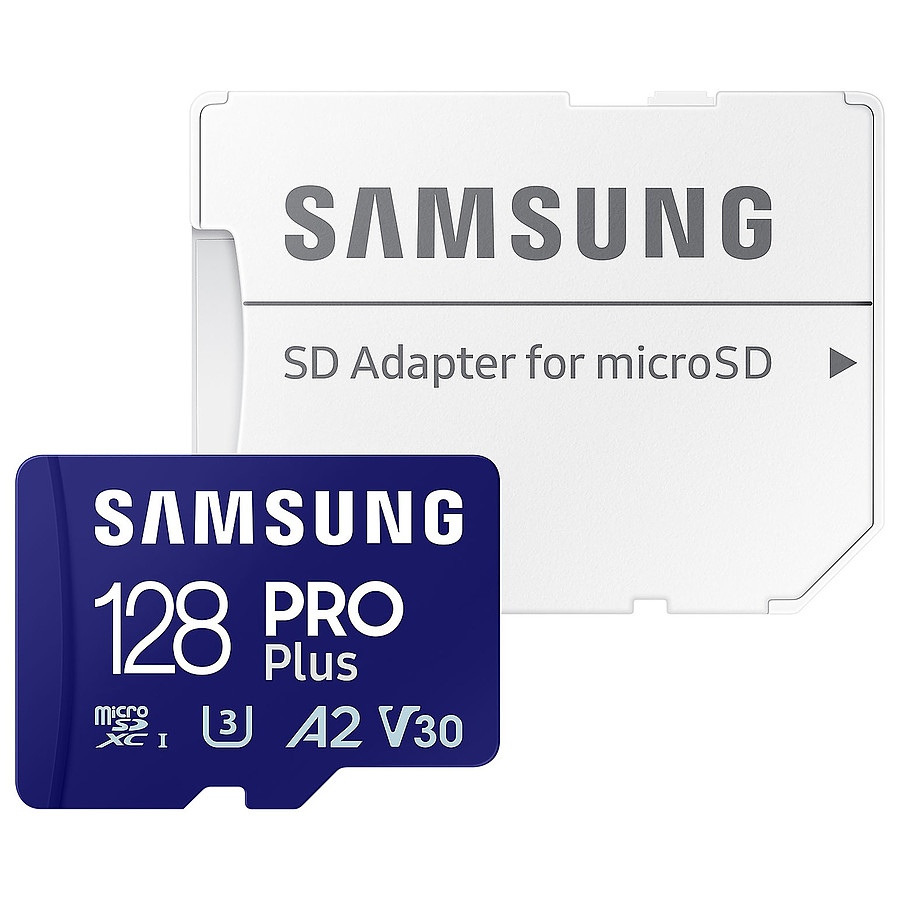 Carte mémoire Samsung Pro Plus microSD 128 Go