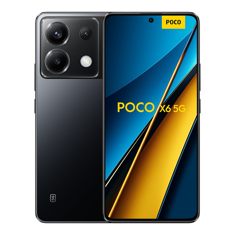 Smartphone POCO X6 5G (Noir) - 256 Go