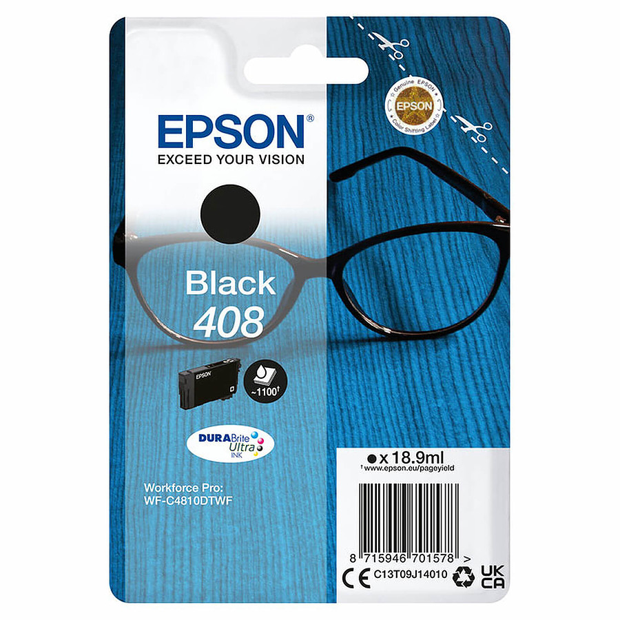 Cartouche d'encre Epson 408 Noir