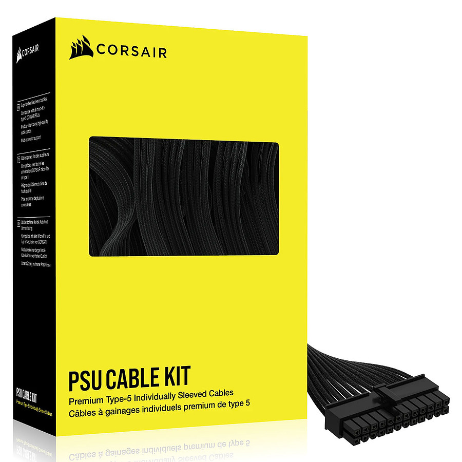 Câble d'alimentation Corsair Premium Kit de Câble de démarrage type 5 Gen 5