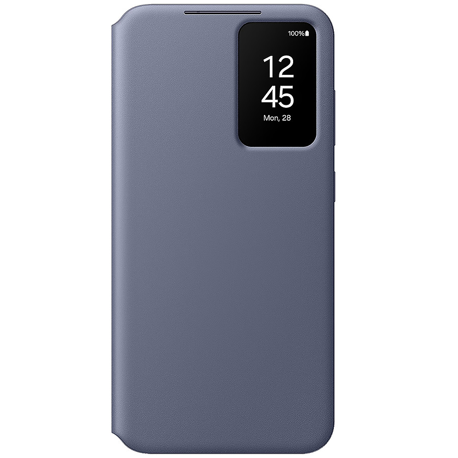 Coque et housse Samsung Étui Smart View Violet avec porte-carte - Galaxy S24+