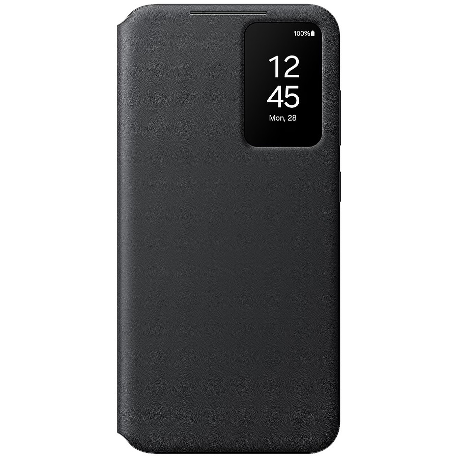 Coque et housse Samsung Étui Smart View Noir avec porte-carte - Galaxy S24+