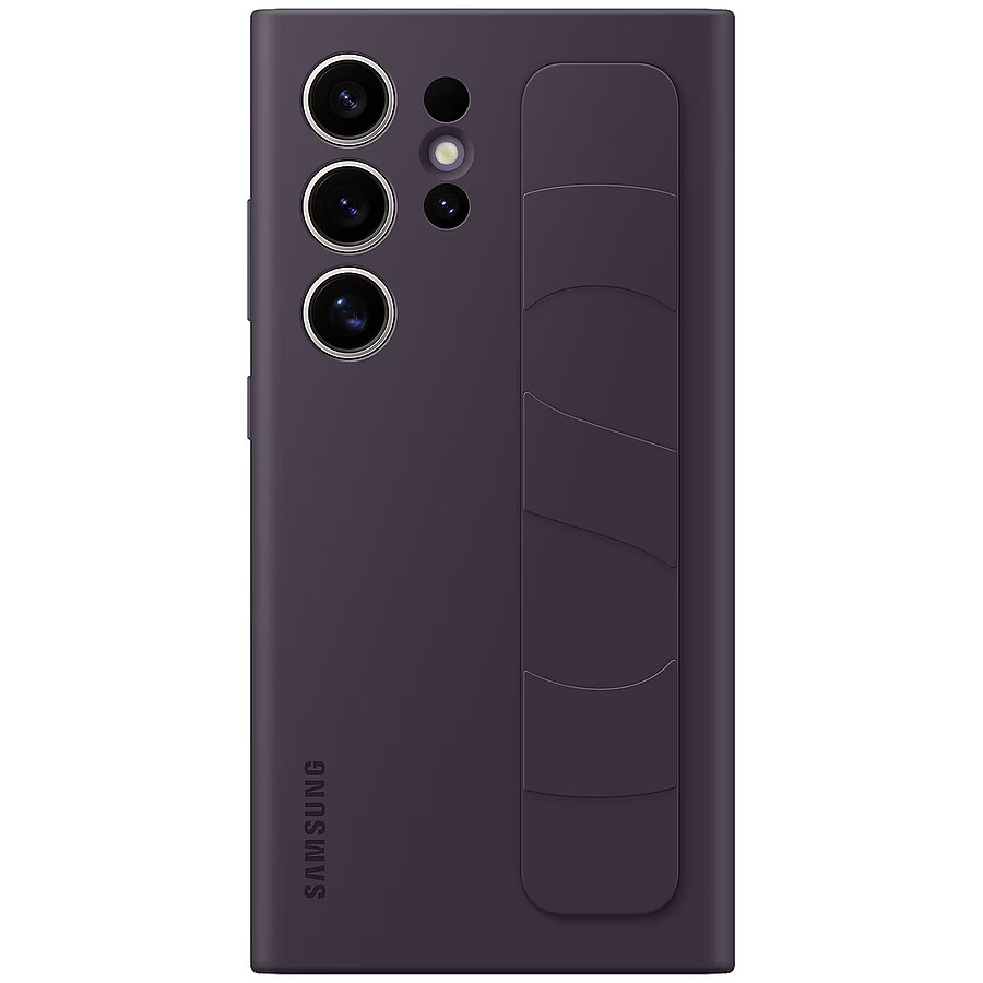 Coque et housse Samsung Coque silicone avec Lanière (Violet) - Samsung Galaxy S24 Ultra