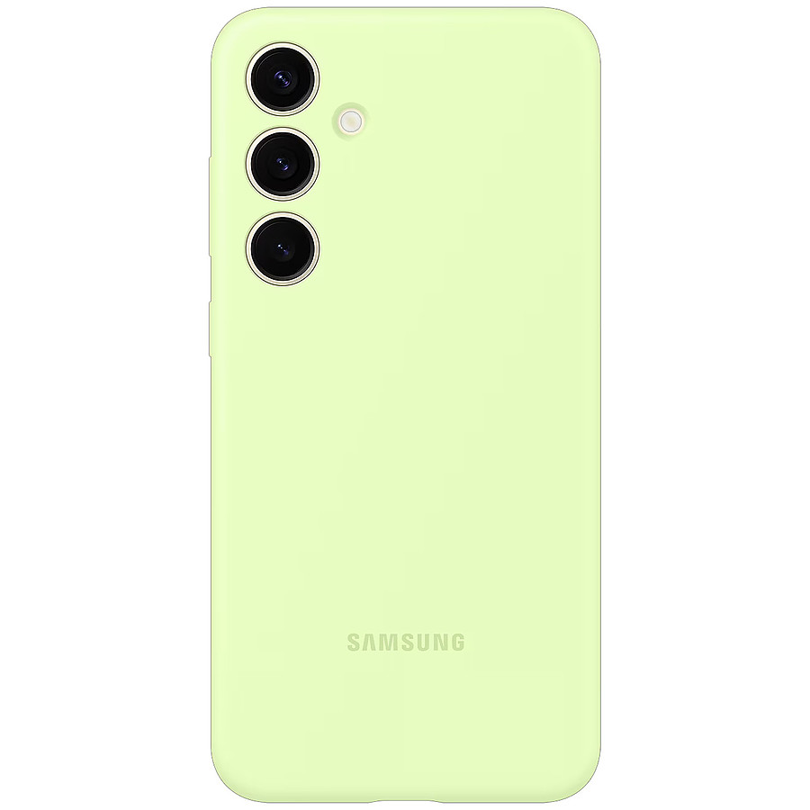 Coque et housse Samsung Coque Silicone Vert clair Galaxy S24+