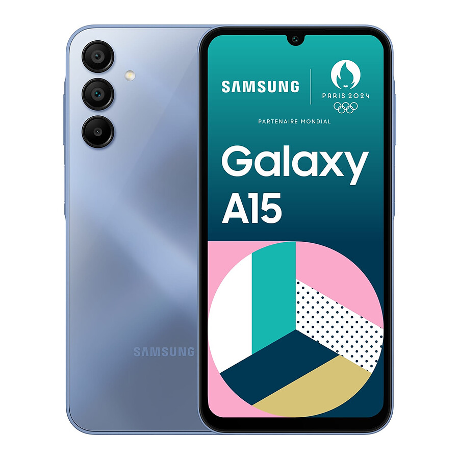 Smartphone Samsung Galaxy A15 (Bleu) - 128 Go - 4 Go