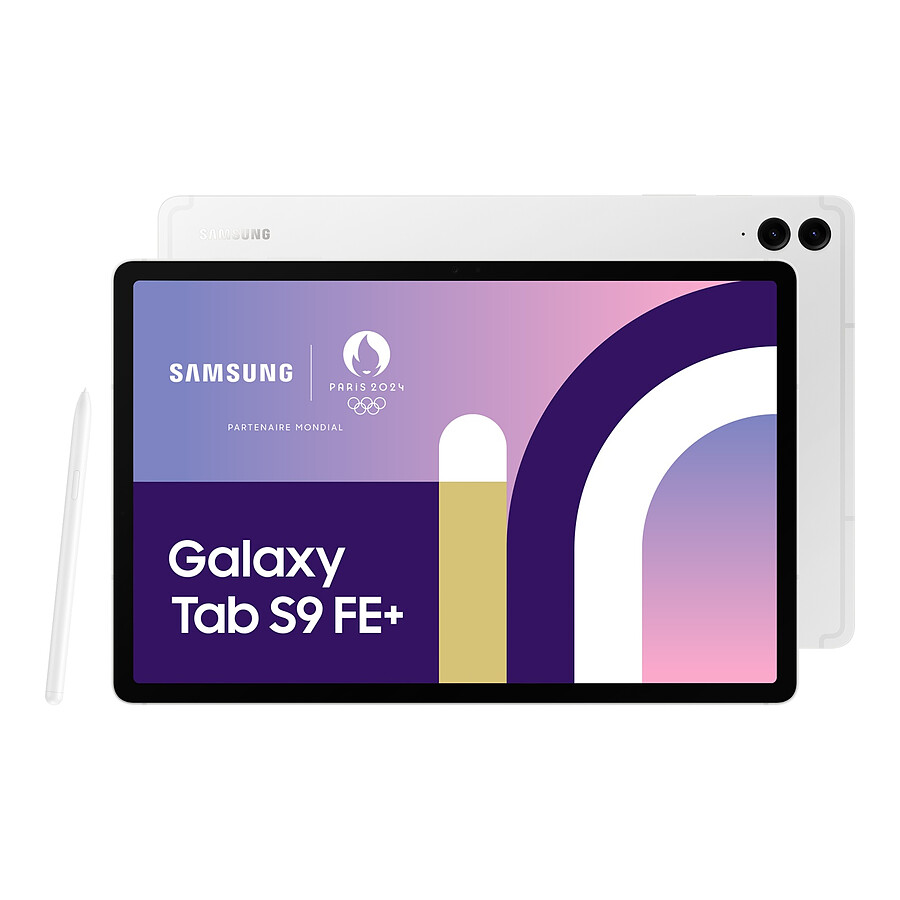 Tablette Samsung Galaxy Tab S9 FE+ 12.4" SM-X610N Argent WiFi - 256 Go - 12 Go