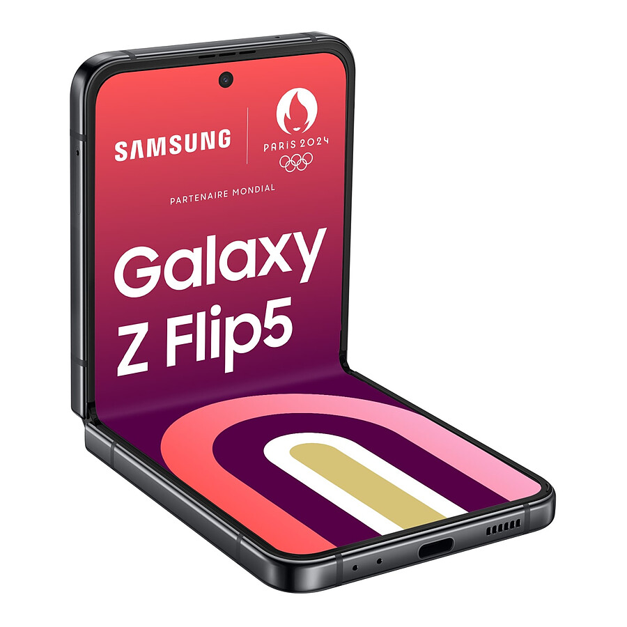 Smartphone Samsung Galaxy Z Flip5 (Graphite) - 256 Go - 8 Go