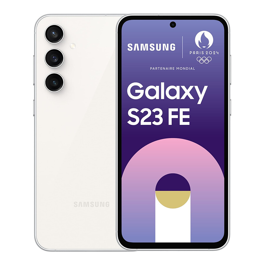 Smartphone Samsung Galaxy S23 FE 5G (Creme) - 128 Go - 8 Go