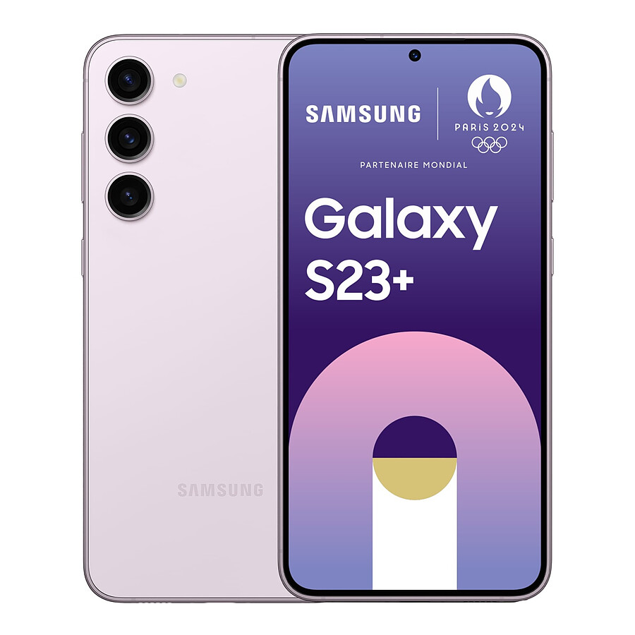 Smartphone Samsung Galaxy S23 Plus 5G (Lavande) - 512 Go - 8 Go