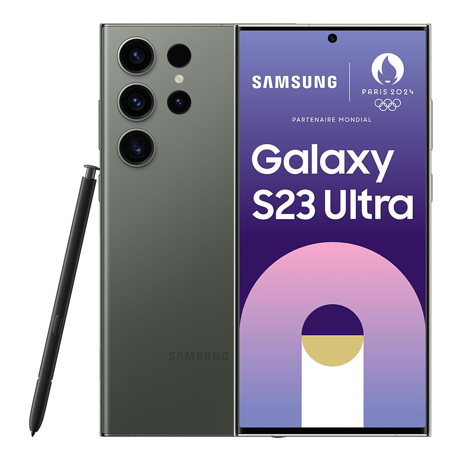 Smartphone reconditionné Samsung Galaxy S23 Ultra 5G (Vert) - 512 Go - 12 Go · Reconditionné