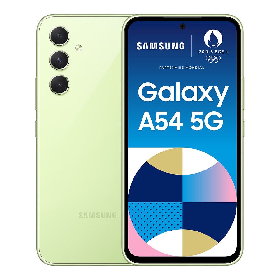 Smartphone Samsung Galaxy A54 5G (Lime) - 128 Go
