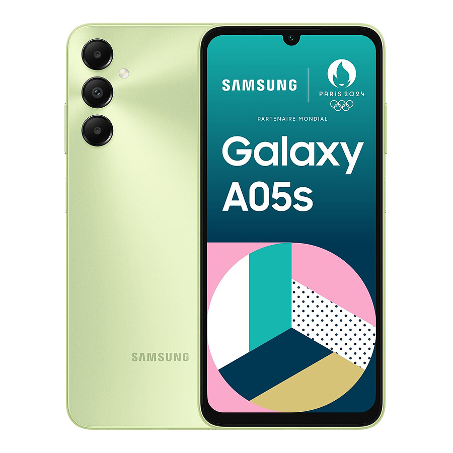 Smartphone Samsung Galaxy A05s (Lime) - 64 Go - 4 Go