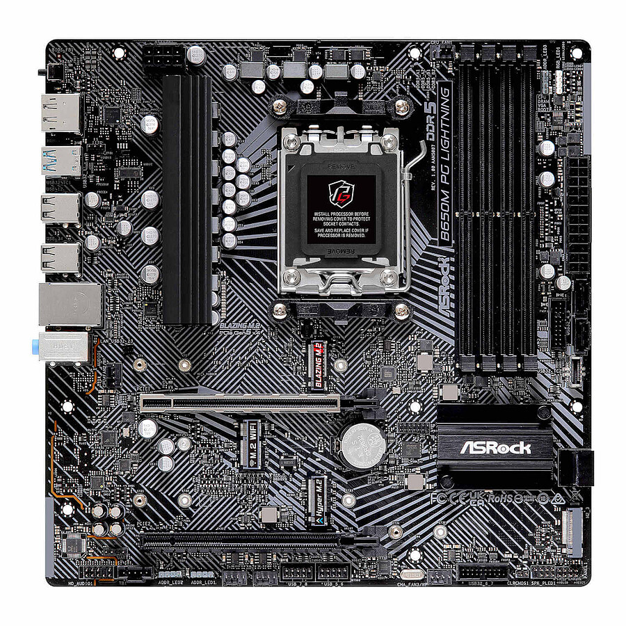 ASRock B650M PG Lightning Carte mère ASRock sur Materiel net