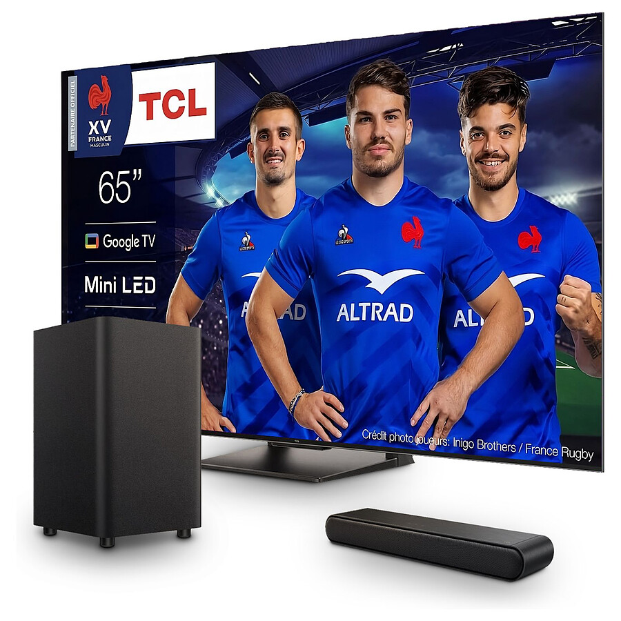 TV TCL 65C809 + S643W - TV 4K UHD HDR - 164 cm 