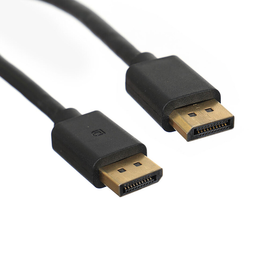 Câble DisplayPort TEXTORM Câble DisplayPort 1.4 blindé - Mâle/Mâle - 1 m