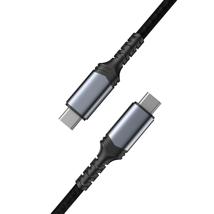 Câble USB TEXTORM Câble USB-C 4.0 40 Gbps - Mâle/Mâle - 50 cm