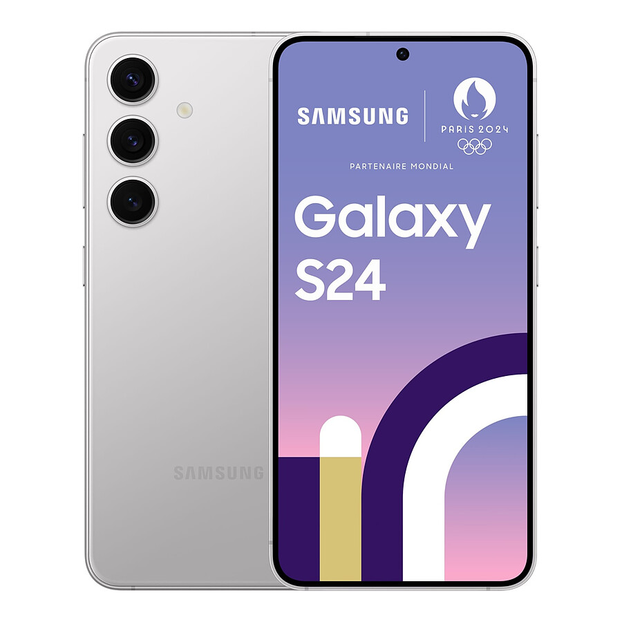 Smartphone reconditionné Samsung Galaxy S24 5G (Argent) - 128 Go · Reconditionné