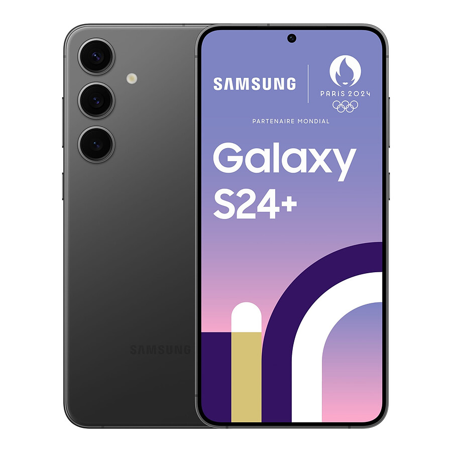Smartphone reconditionné Samsung Galaxy S24+ 5G (Noir) - 512 Go · Reconditionné